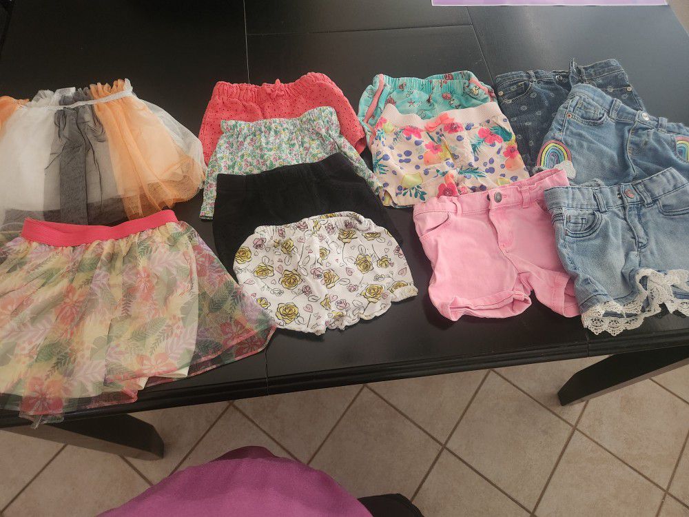 Girls 3T Shorts, Skirts And Pants