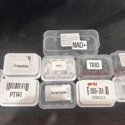 Empty vial storage containers