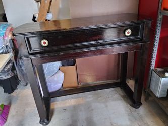 Sofa table/ with storage.