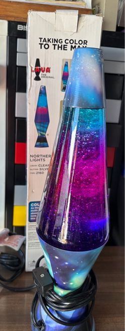 Lava The Original Northern Lights Glitter Lamp