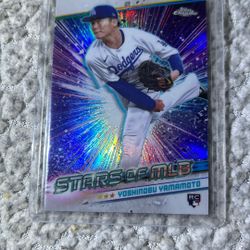 Topps Chrome Yoshinobu Yamamoto Rookie 
