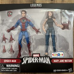 Marvel Legends SPIDER-MAN & MARY JANE WATSON (Two Pack) ToysRus Exclusive 