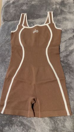 Alo Yoga Ribbed Bodysuit Romper