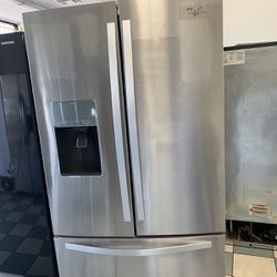 Whirlpool Stainless Steel Refrigerator ( Delivery Available)