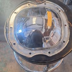 Chrome  10 Bolt Gm Cover 70s 80s Years With Side Cut Out Style,new But Been In Storage, Small Ding,see Pics. 35th Ave And McDowell Phx 