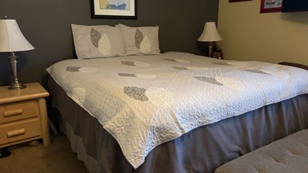 Comforter and shams