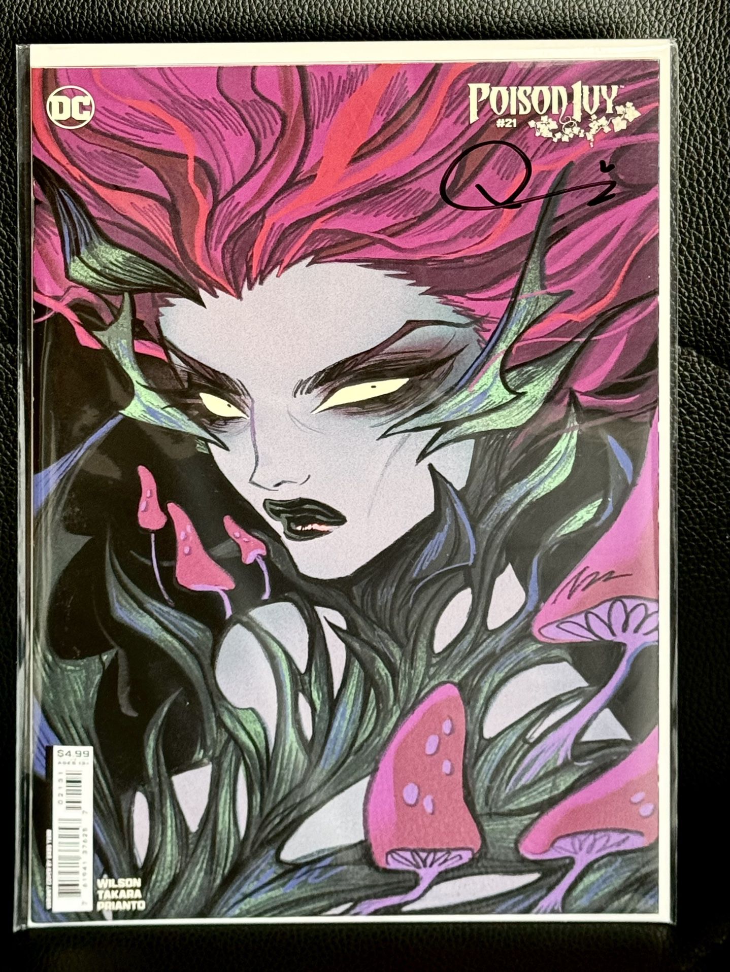 Poison Ivy #31 Signed by Babs Tarr Card Stock Variant- NM w/COA 