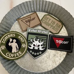  Velcro Patches For Jackets Or Hats ,  Like New! 