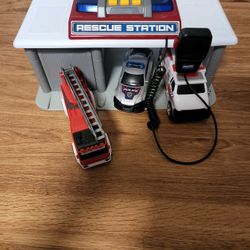 Adventure Force Rescue Station Police Ambulance Fire Police Dispatch Live Sounds