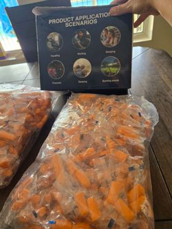 500 Pairs Foam Ear Plugs