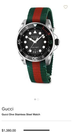 Gucci dive wristwatch for quick sales at $600