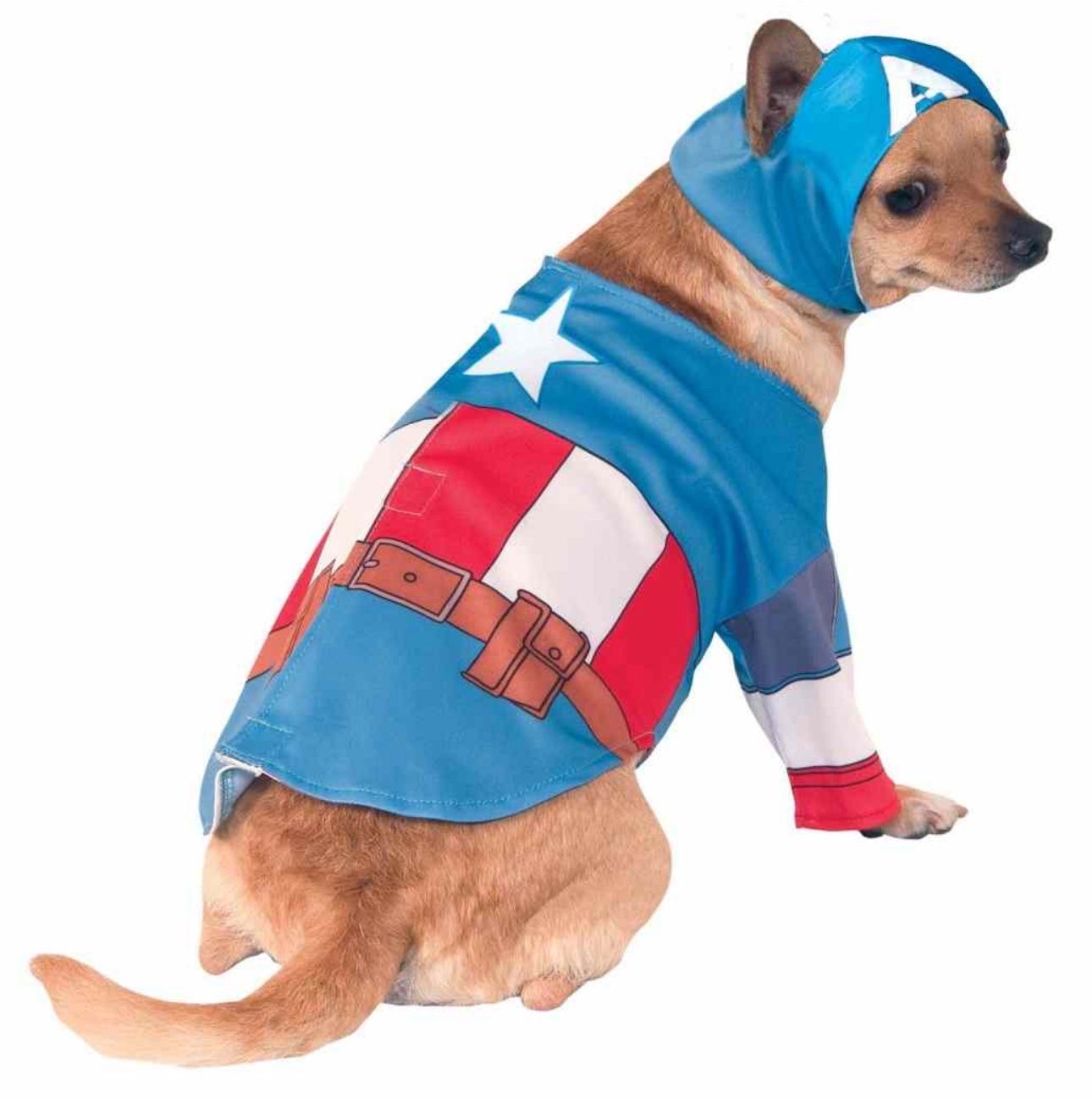 NWT Captain America Dog Halloween Costume Size Large