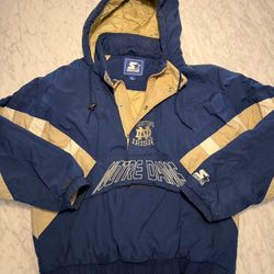 Vintage 90’s Notre Dame Fighting Irish Starter Jacket Mens L