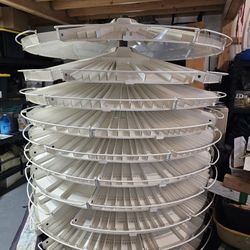Metal Multi-Tiered Rotary Shelving