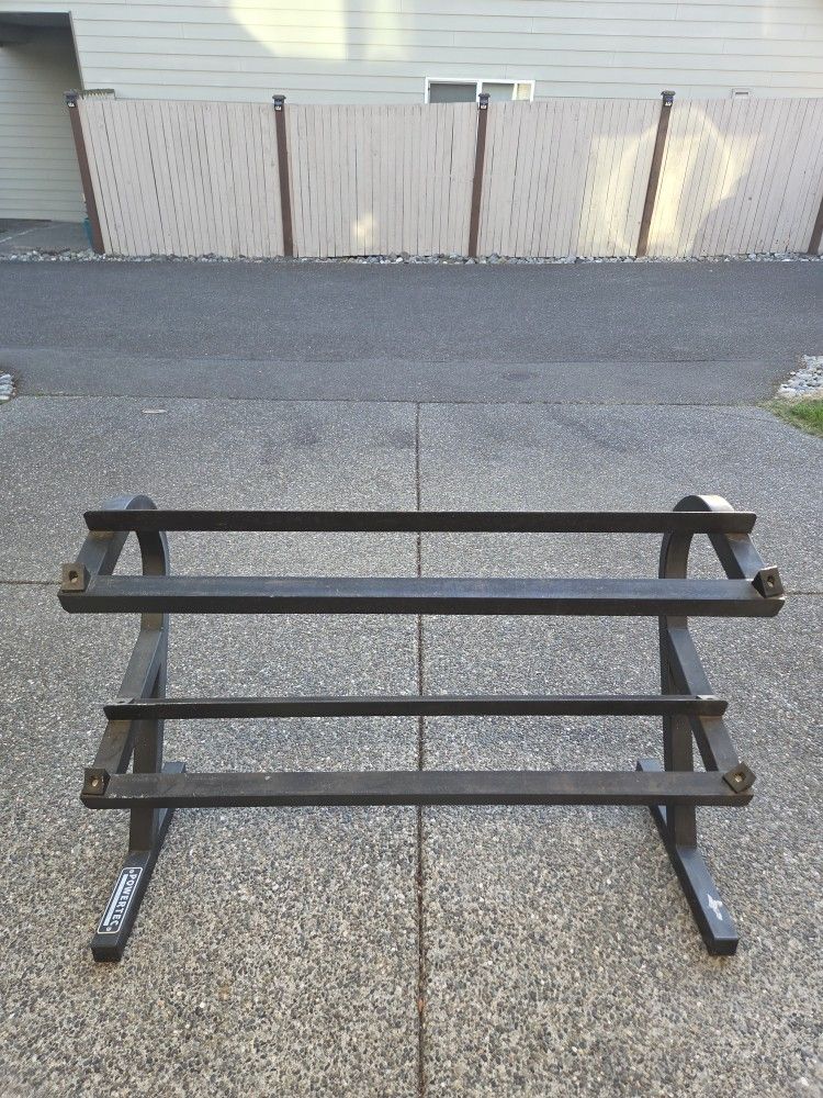 Dumbbells Storage Rack 3 Tier Rack Powertec Dumbbells Set Rack Workout Excercise Equipment