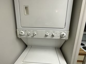 Clean, well-maintained Kenmore Stacked Washer & Dryer. Thumbnail