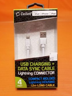 iPhone USB charging cable available with car adapter or wall adapter or cable by itself fast charging cables also available Bz7