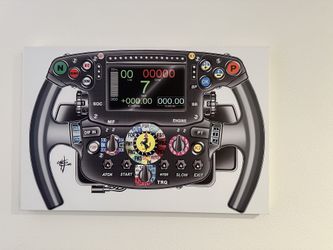 Ferrari F1 Canvas Prints 24” x 36”