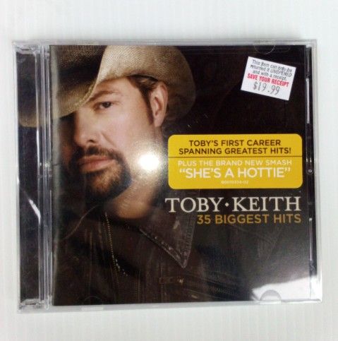 2008 TOBY kEITH CD NEW im package MINT 35 Biggest Hits 2 CD's Unopened - Country Resell Music Collectibles Flip Vintage Collectible