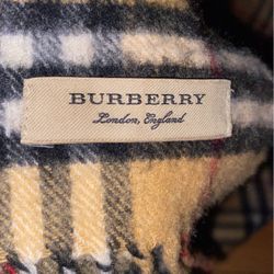 REAL Burberry Scarf Retail Value $400 