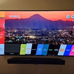LG 65" OLED 4K Smart TV - WebOS 4, Active HDR, Dolby Vision, Pixel Level Dimming, Ultra Luminance, 4 HDMI, 3 USB, Wifi, 120Hz Refresh (Gaming/Sports)