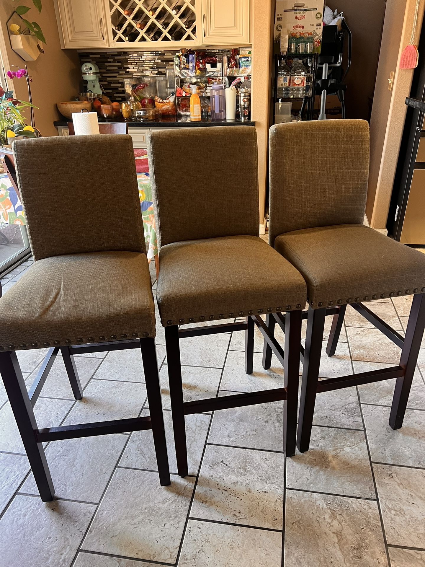 3 Counter Height Bar Stools