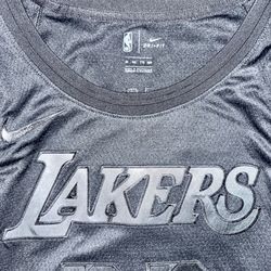 New Nike Los Angeles Lakers LeBron James #23 All Black Jersey XXL