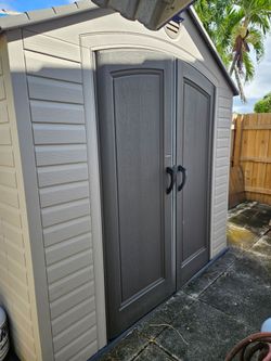 Lifetime Outdoor Plastic Storage Shed