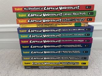 Captain Underpants Book Set Collection - Lot of 12