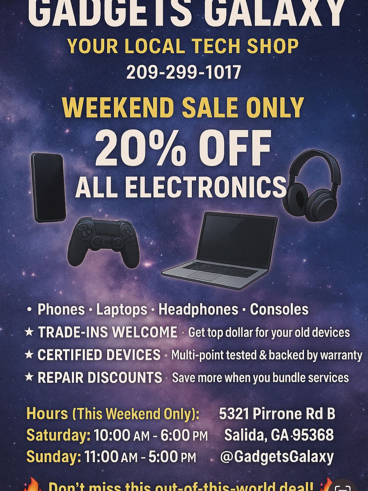 Gadgets - Laptops-Cellphones-Game Consoles 
