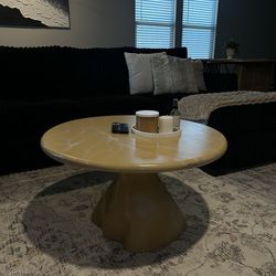 Wooden coffee table