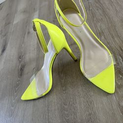 Yellow Neon Heels