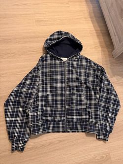 Plaid Boxy hollister hoodie