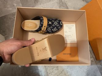 Sublime new Louis Vuitton clogs in box 37 Collection 1854 White