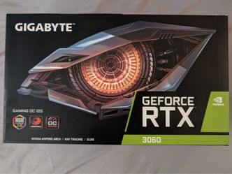 RTX 3060 12 GB  Gigabyte Gaming OC GPU