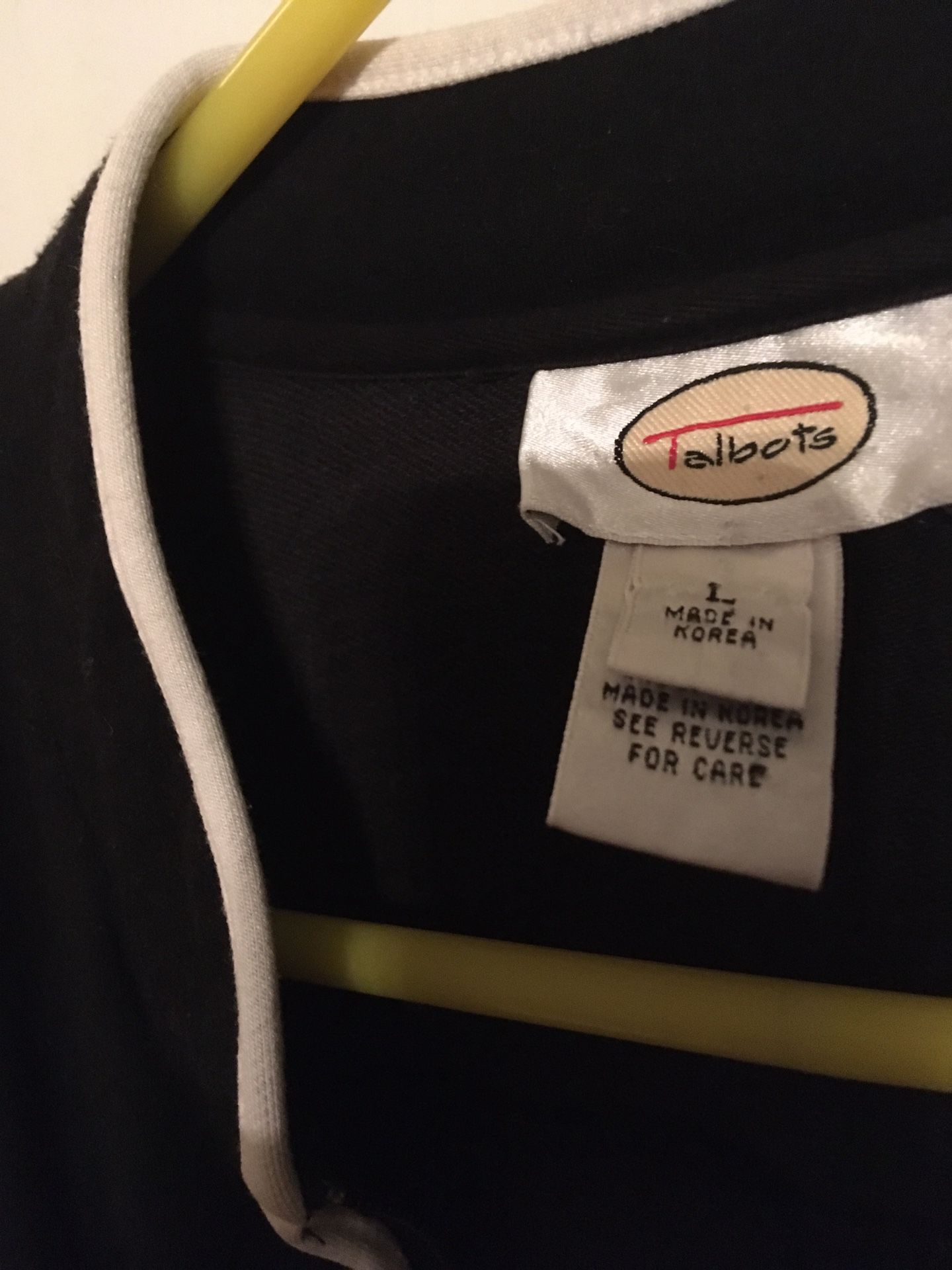 Sz. Lg. Talbot’s Zip Up Jacket
