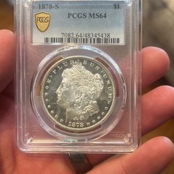 1878-S Morgan Silver Dollar