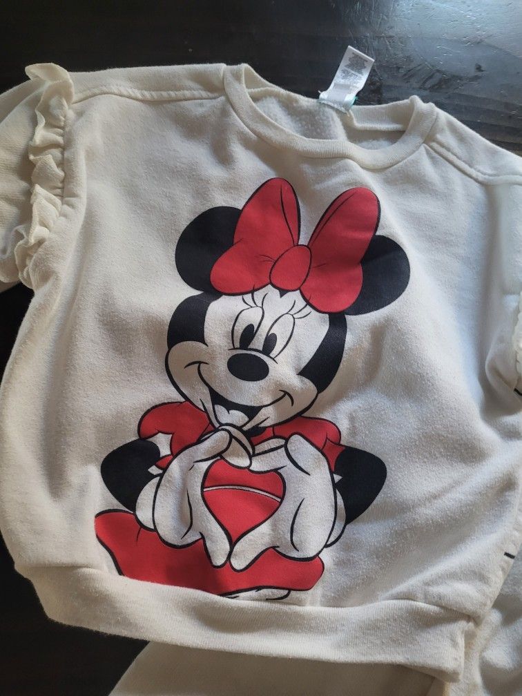 Baby Girl Sweatpants And Sweater/ Pans Y Sudadera De Bebe