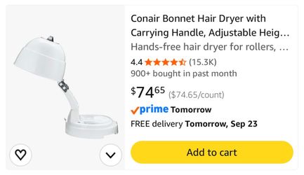 Foldable hooded hair dryer