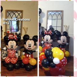 Mickey Mouse Balloon Columns 