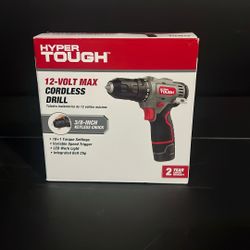 Hyper Tough 12 Volt Max Cordless Drill