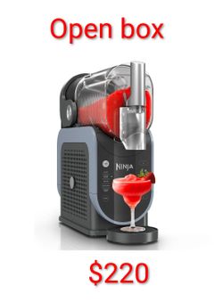 Ninja Slushi Professional Frozen Drink Maker Open Box