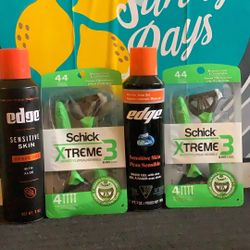 2-4 Razors 2-shave Gel All For $16