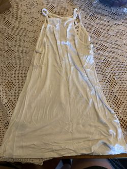 Buckle White Tank Top