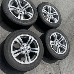 4 - 235/55r17 5x4.72 5x120 Stock Bmw X1 X3 X5 Wheels Rims Tires!!!!!!!!!