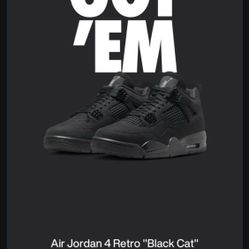 Jordan 4 Black Cat