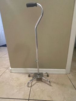 Adjustable Small Base Quad Cane