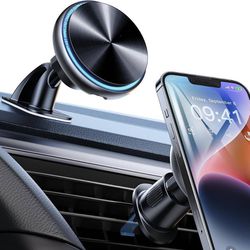 new  Magsafe Car Mount Charger 15W Fast Charging Wireless Car Charger with Strong Magnetic Adjustable Air Vent Phone Holder for iPhone 15 Pro Max Plus