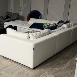 Modular White Couches