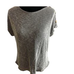 Women’s Blouse Xl Black And White Pre Owned